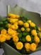 Bouquet of flowers "Yellow rose with chrysanthemum"